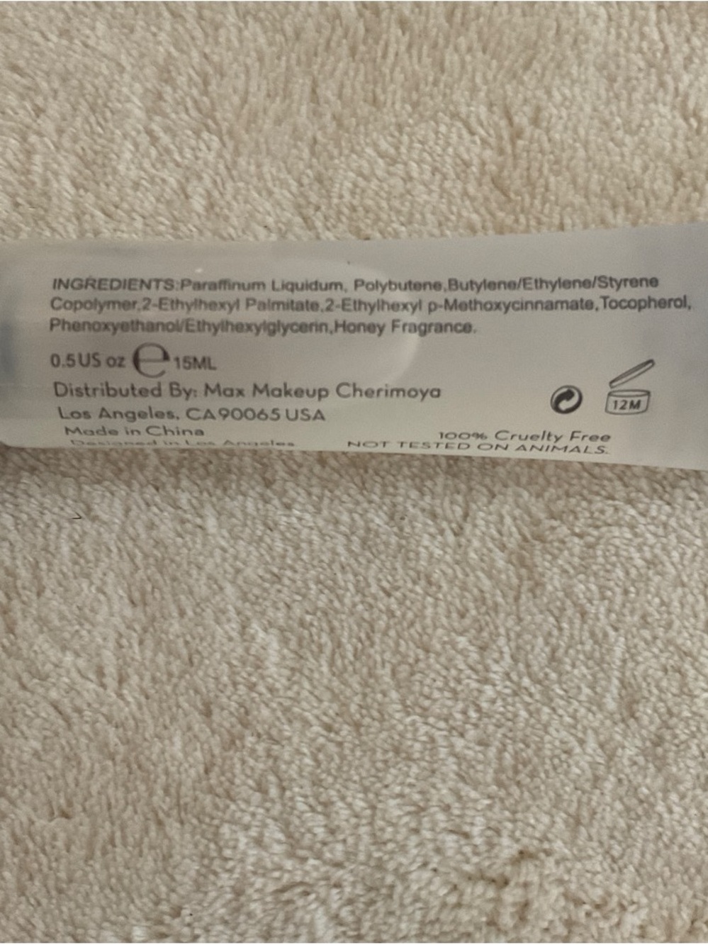 Honey Clear Lip Gloss - Clear - Picture 3 of 4
